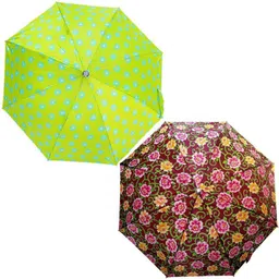 darklight 2 Fold Umbrella For Women & Men Combo of 2 (FF_417) Office Umbrella-picture-4
