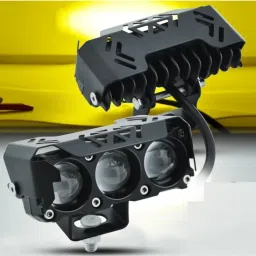 3 lens led foglight metal(yellow,white) 2pcs with red on/off button Fog Lamp Car, Motorbike LED (12 V, 30 W)-picture-26