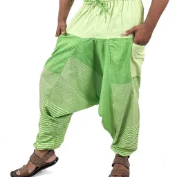 Striped Cotton Men Harem Pants-image-87