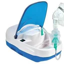 thermomate Piston Compressor Nebulizer with Complete Kit Neb (White&blue) Nebulizer-22