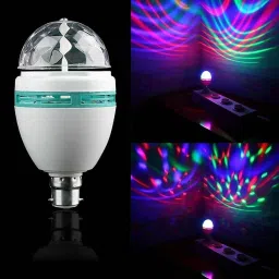 XI -244-KM-360 Degree Rotating Color Changing LED Bulb for Decoration Disco Ball Set-picture-17