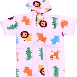 Pink Medium Bath Robe-image-29