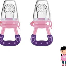 SST Sales Baby Food And Fruit Nibbler & Pacifier Teether BPA Free Nibbler TH26 Feeder-image-1