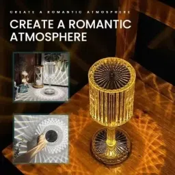 nkl New LED Diamond Table Lamp 16 Color Changing Light With Remote 649 Table Lamp image 5