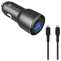 ultraprolink Mach 60 60 Watts 2 USB Ports Car Charging Adapter (Smart IC Technology, UM1158, Black)-picture-10