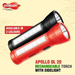 eveready Apollo DL 20 1W LED Torch with Side Light Torch image 3