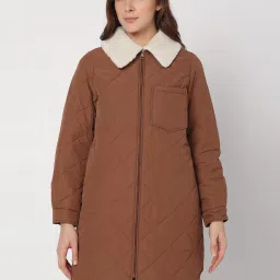 100%Polyester Solid Coat For Women-image-38