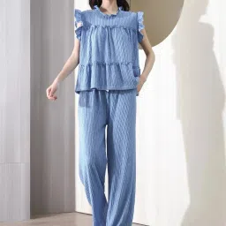 Top Palazzos Co-ords Set-image-87