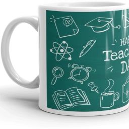 Happy Teacher Day, Teachers' Day Best Gift HD Printed Coffee, 325ML White Ceramic Coffee Mug-image-65