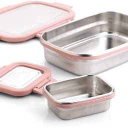 Craze Stainless Steel Tiffin Lunch Box Container/Dabba with 4 Side Clip Lock Lid 1 Containers Lunch Box-image-49
