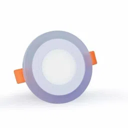 d'mak 5 Watt MultiColor Round LED Panel Light Side 3D Effect Light (Pack Of 01) Recessed Ceiling Lamp image 2