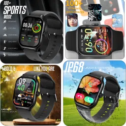 GameSir H9 2.01" Display Amoled, Bluetooth calling, Health tracking & Games with Earbuds Smartwatch image 5