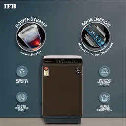 ifb 8 kg Fully Automatic Top Load with In-built Heater Brown image 2