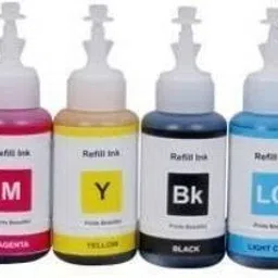 Kosh 673 Refill Ink suitable for L805 Ink Tank Printer - 6 Colours - 70 ML Each Black + Tri Color Combo Pack Ink Bottle-28