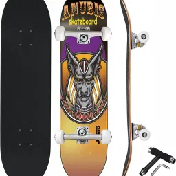 Try-Out Practice Indian Maple Double Kick Concave Design (Egyptian GOD) 31 inch x 8 inch Skateboard-image-30