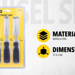 stanley 16-089 wood Combination Chisel Set image 2