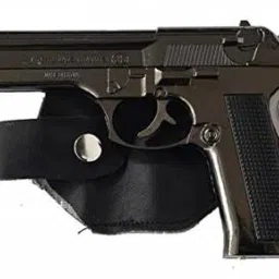 Dummy Gun But Realistic Look 608 Gun Lighter | Refillable Butane Gas | Dummy Gun Pistol Shape with Barrel Pull Back System Refillable Cigarette Lighter Pocket Lighter-image-8