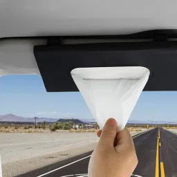 Multifunction Car Sun Visor Tissue Organizer | Premium Quality Vehicle Tissue Dispenser-image-4
