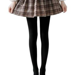 MAGIC Fleece Lined Tights for Women Opaque Warm Winter Pantyhose Size (28 till 32) BLACK Color (NSP-9470) image 1
