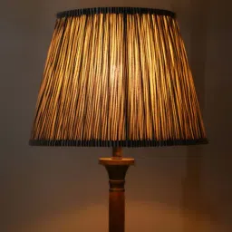 lampenschirm india Midnight Stripe 40cm Straight Empire Cotton Lampshade (Blue)-picture-27