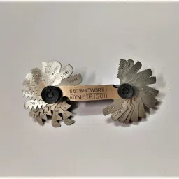 Screw Pitch Gauge / Thread 4 to 62 TPI, 0.25 to 6.0 mm Ring Gauge-22