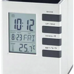 trendegic Digital Silver Clock image 3
