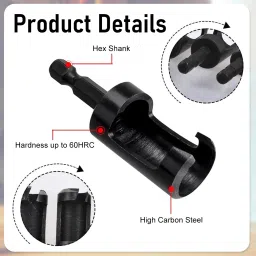 serplex Woodworking Drill Bit Set Hex Shank Cutter Tool 8Pcs 8Pcs Universal Hex Woodworking Drill Tool Set Multi Size Specialty Woodworking Bits Set image 3