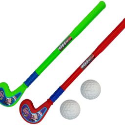 Hockey Set for Kids 2 Hockey Sticks 2 Ball Kids (3-6Year) Set (Multicolor) Hockey Stick - 60.96 cm-image-72