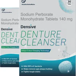 Antimicrobial Denture Cleanser Tablet for Partial & Full Dentures 60 tablets Toothpaste-24