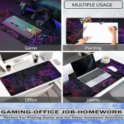 DARSHANAM WORLD Keyboard Mat, Mouse Pad Shortcut Keys Desk Mats for Office Mousepad image 5