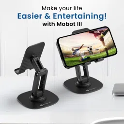 Portronics Mobot III 360° Degree Universal Mobile Stand Foldable Adjustable Mobile Holder image 2