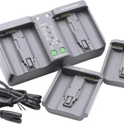 Power Smart Dual Camera Battery Charger MH-26 for Nikon D5 EN-EL18 EN-EL4 Canon LP-E19 LP-E4 Camera Battery Charger-5