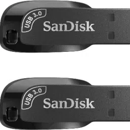 SanDisk Combo pack (2) Ultra Shift USB Flash Drive USB 3.0, 100MB/s R, 32 GB Pen Drive Compatible with Audio Player, Desktop Computer, Laptop, Mobile, Television USB 3.0 Plastic Case-image-77
