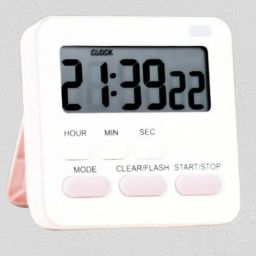 Digital White Clock-image-83