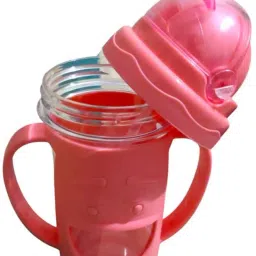 Baby Sipper Bottle/ Kids Drinking Water Bottles/Straw Sipper Cup with Handle-image-77