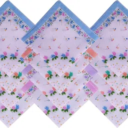 NIFTER Handkerchiefs for Girls/women , Premium Cotton,Colorful Prints ["Multicolor"] Handkerchief-image-28
