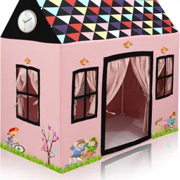 Jumbo Size Extremely Light Weight, Water Proof Deluxe House Kids Play Tent House for 10-Year-Old Girls and Boys dollhouse-image-4