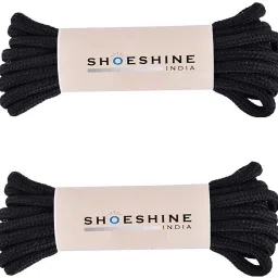 SHOESHINE Round Boot Lace Casual Hiking Shoelace 90CM 4mm Black Shoe Lace-image-54