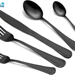 NBD_SPOON_C_BLACK_SETOF_20 Stainless Steel Cutlery Set-image-17