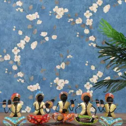 craft tree Multicolour Metal Musician Set Of 5 Figurine-picture-47