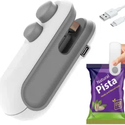 Portable Mini Sealing Machine, Handheld Packet Sealer for Food Kitchen Tool Set-10