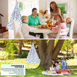 laksh casa B-Spring-Metal Window Cradle Hanger,Baby Swing Cradle/Ghodiyu with Mosquito Net image 2