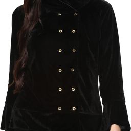 Polycotton Solid Coat For Women-image-40