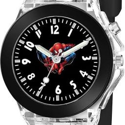 Unisex Kids Pink Printed Dial Black Glow in Dark Strap Analog Watch - For Boys & Girls 3D Cute Cartoon Multi Function Rubber Strap Kidd's Boys-image-51