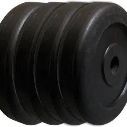 20 kg 20KG RUBBER WEIGHT PLATES, (5KG*4PIECE=20KG) Home Gym Combo-23