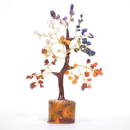 Seven Chakra Crystal Tree of Life Healing Crystals Gemstone Spiritual Decor Decorative Showpiece - 20 cm-image-8