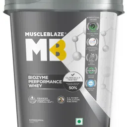 Biozyme Performance Whey Protein Powder (4x1kg Pouch), 25g Protein Per Scoop Whey Protein-1