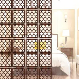 olive tree Walnut Engineered Wood Hanging Wood Divider-picture-37