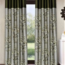 213 cm (7 ft) Polyester Semi Transparent Door Curtain (Pack Of 2)-image-44