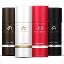 The Man Company Blanc-Fire-Night-Oud Set Of 4 Deodorant Body Spray - 150ml Each-28
